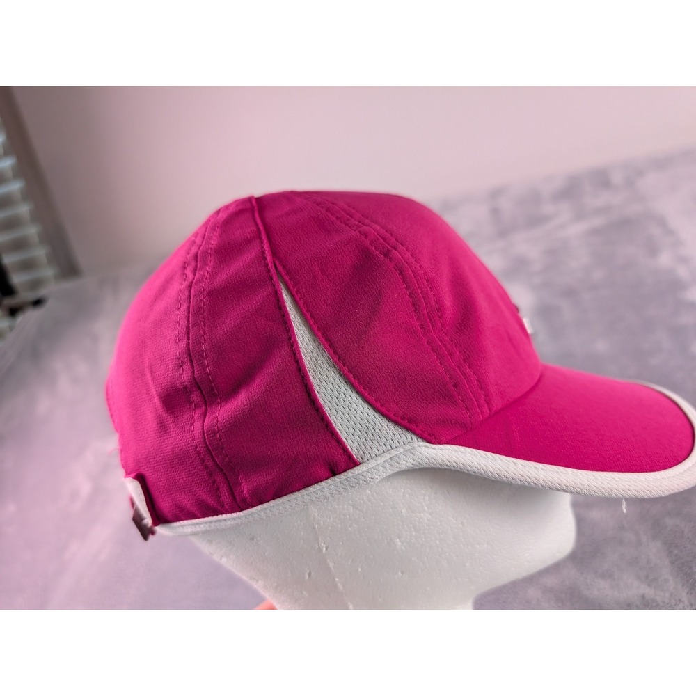 Adidas Adizero Climacool Womens Running Hat Pink White Adjustable Cap C118 - Picture 4 of 8